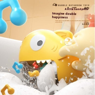 Baby Bath Bubble Machine – Musical Dinosaur Toy with Automatic Bubbles