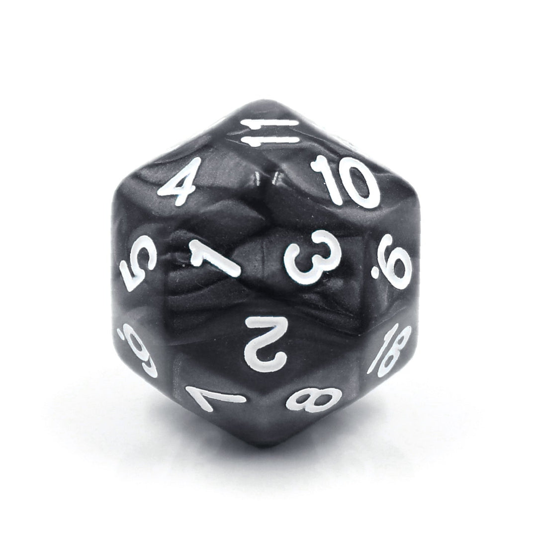 D30 Black Pearl Single Die 30 Sided/s by HDdice / HengDadice