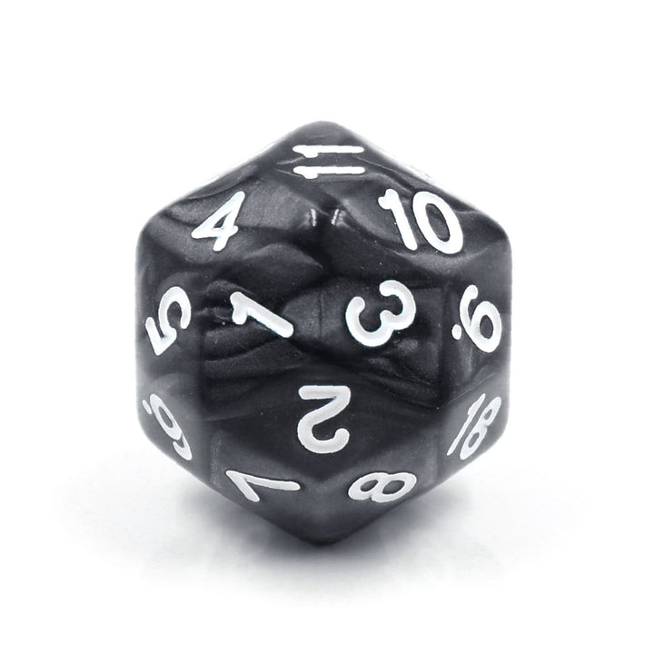 D30 Black Pearl Single Die 30 Sided/s by HDdice / HengDadice