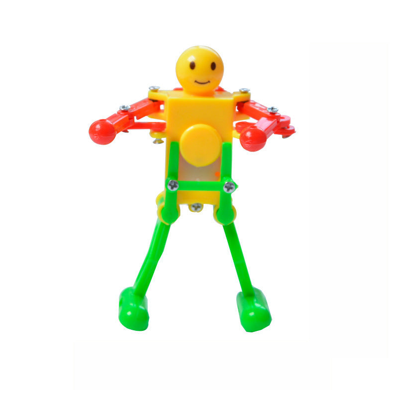 Clockwork Dancing Robot Toy – Funny Wind-Up Gymnastics Robot for Kids