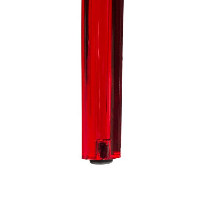 LeisureMod Murray Modern Dining Chair Red Leg.
