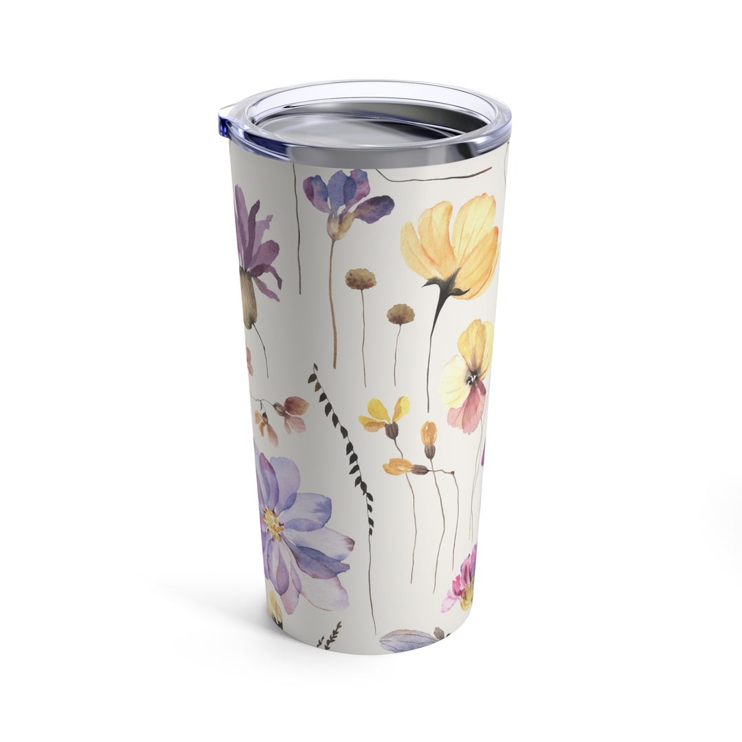 Pretty Floral Tumbler 20oz