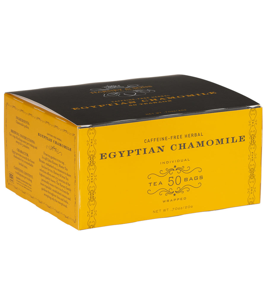 Egyptian Chamomile Tea Box of 50 Wrapped Teabags