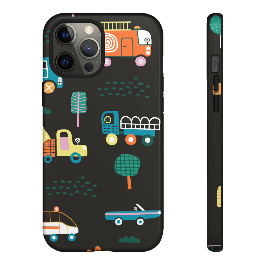 Cars and Trucks Tough Phone Case