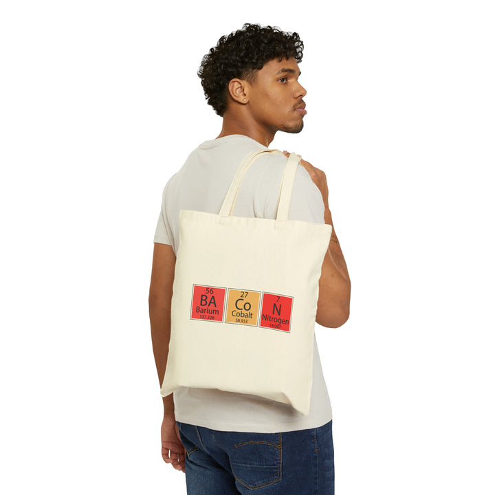 Bacon Cotton Canvas Tote Bag