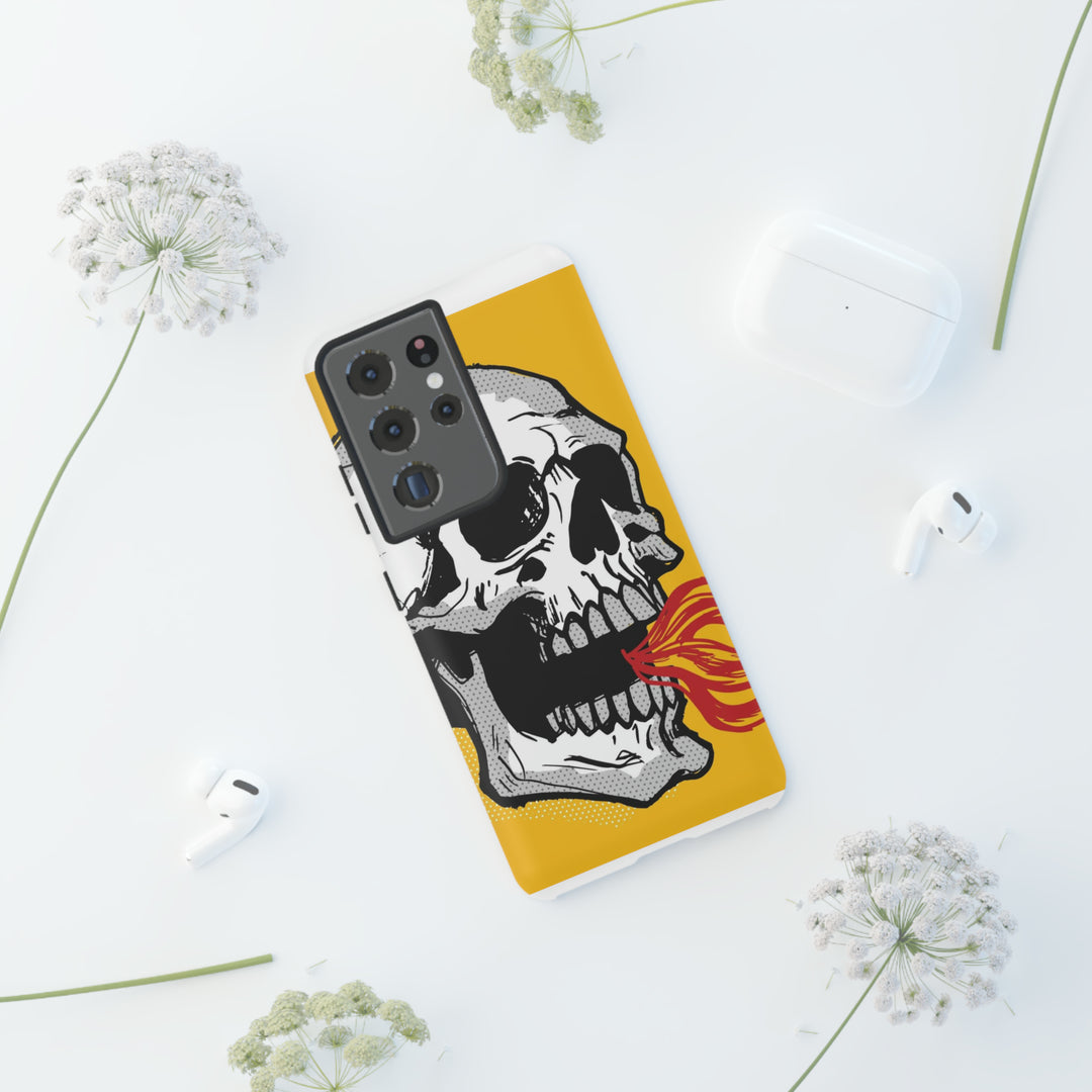 Skull Fire Tough Phone Case