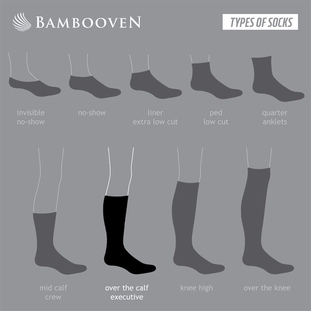 Men’s Bamboo Diabetic Socks 2-Pack - Ultra Thin Types of Socks