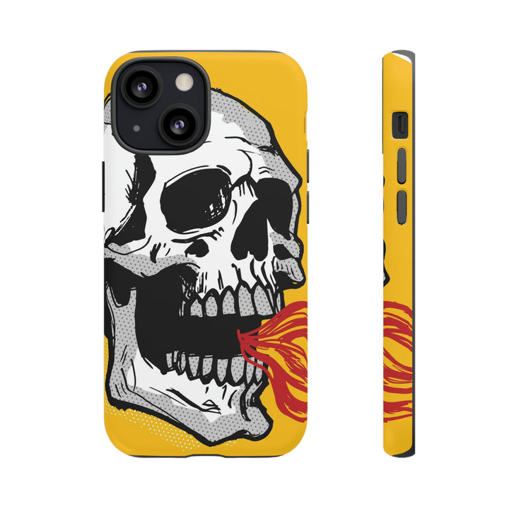 Skull Fire Tough Phone Case