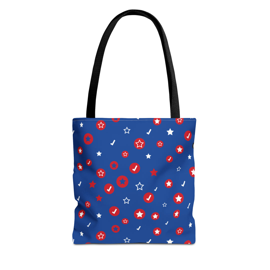 Symbol Pattern Tote Bag (AOP)