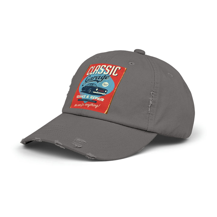 Classic Garage Unisex Distressed Cap