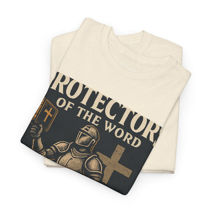 Protectors of the Word Premium Christian T-Shirt — 'Victory' Knight Design with John 14:6 Scripture