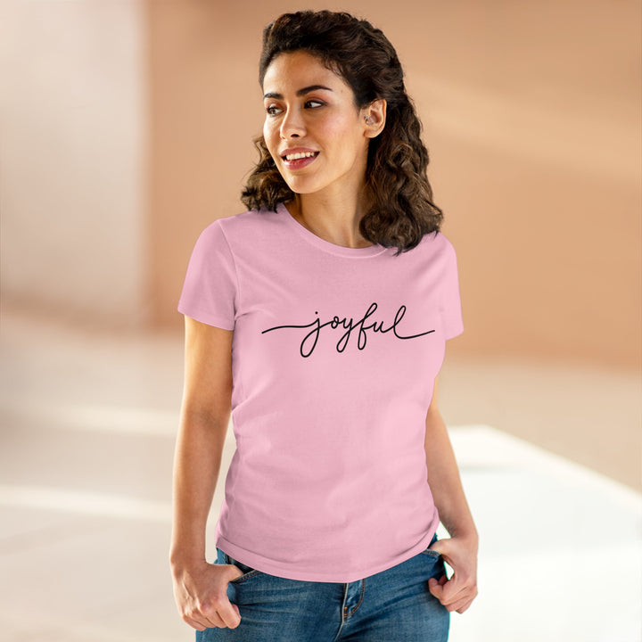 Joyful Women's Midweight Cotton Tee