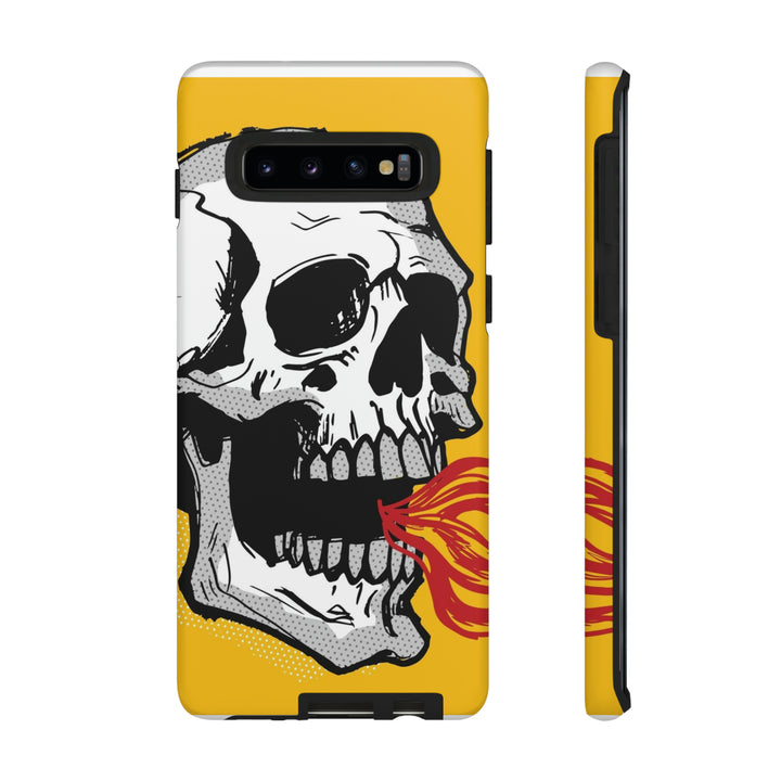 Skull Fire Tough Phone Case