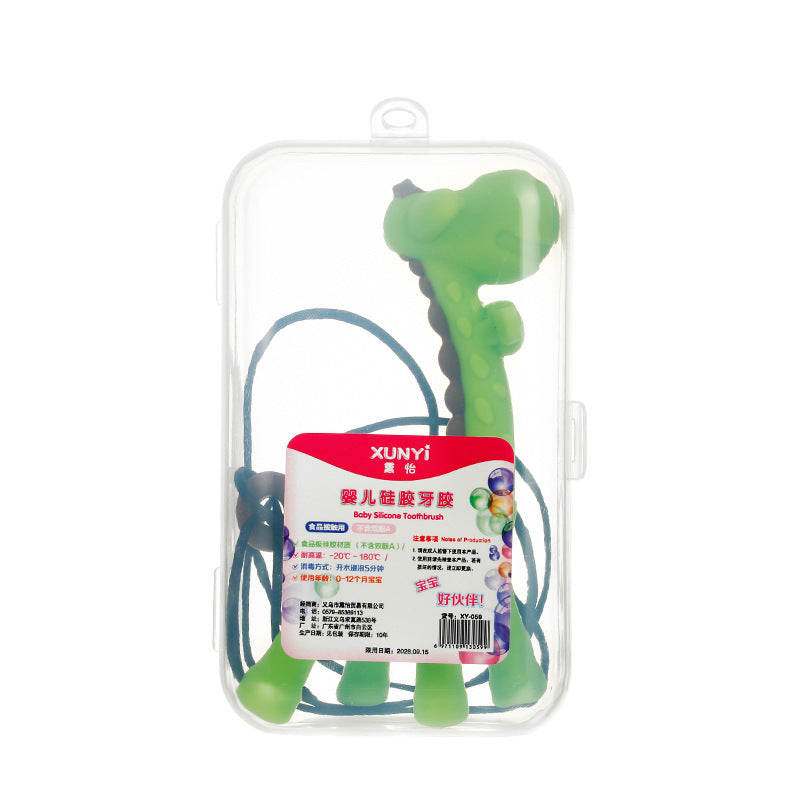 Silicone Baby Teether Banana, Giraffe and Monkey Designs.