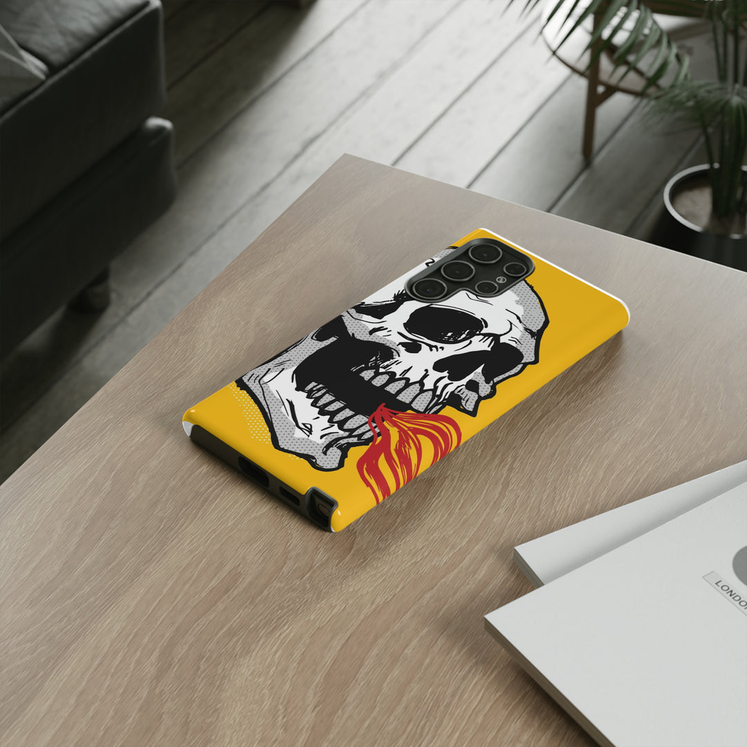 Skull Fire Tough Phone Case