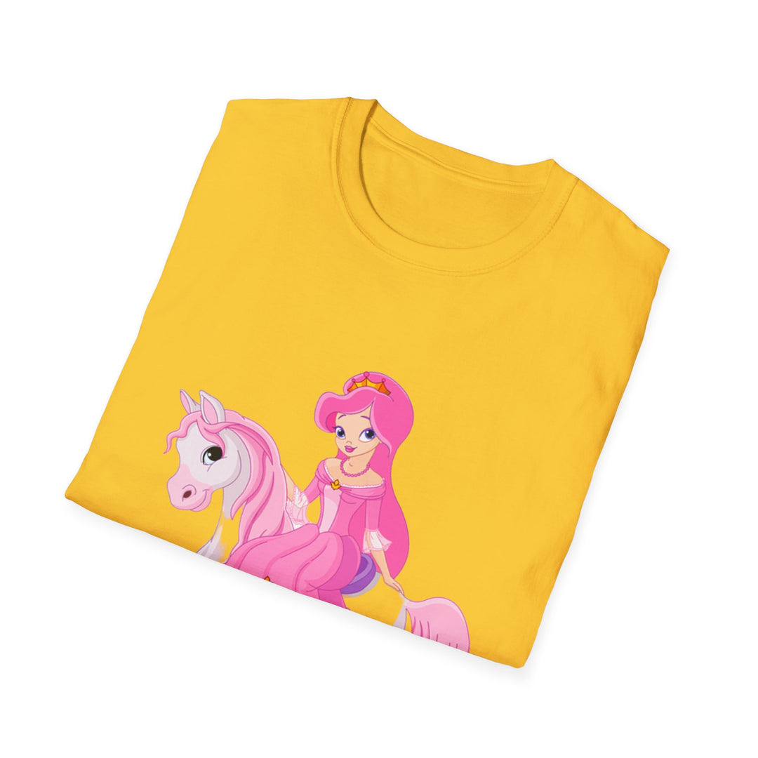 Princess on Horse Unisex Softstyle T-Shirt