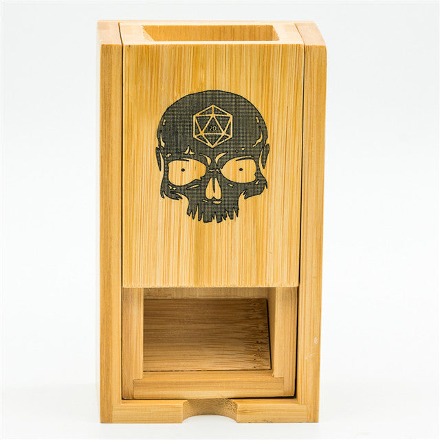 Bamboo Dice Tower Skull Dice Logo