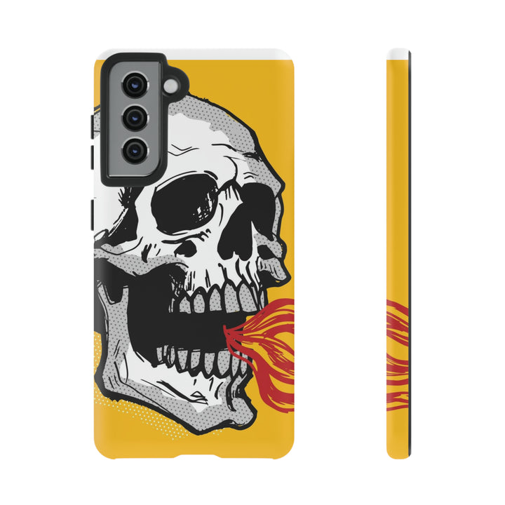 Skull Fire Tough Phone Case