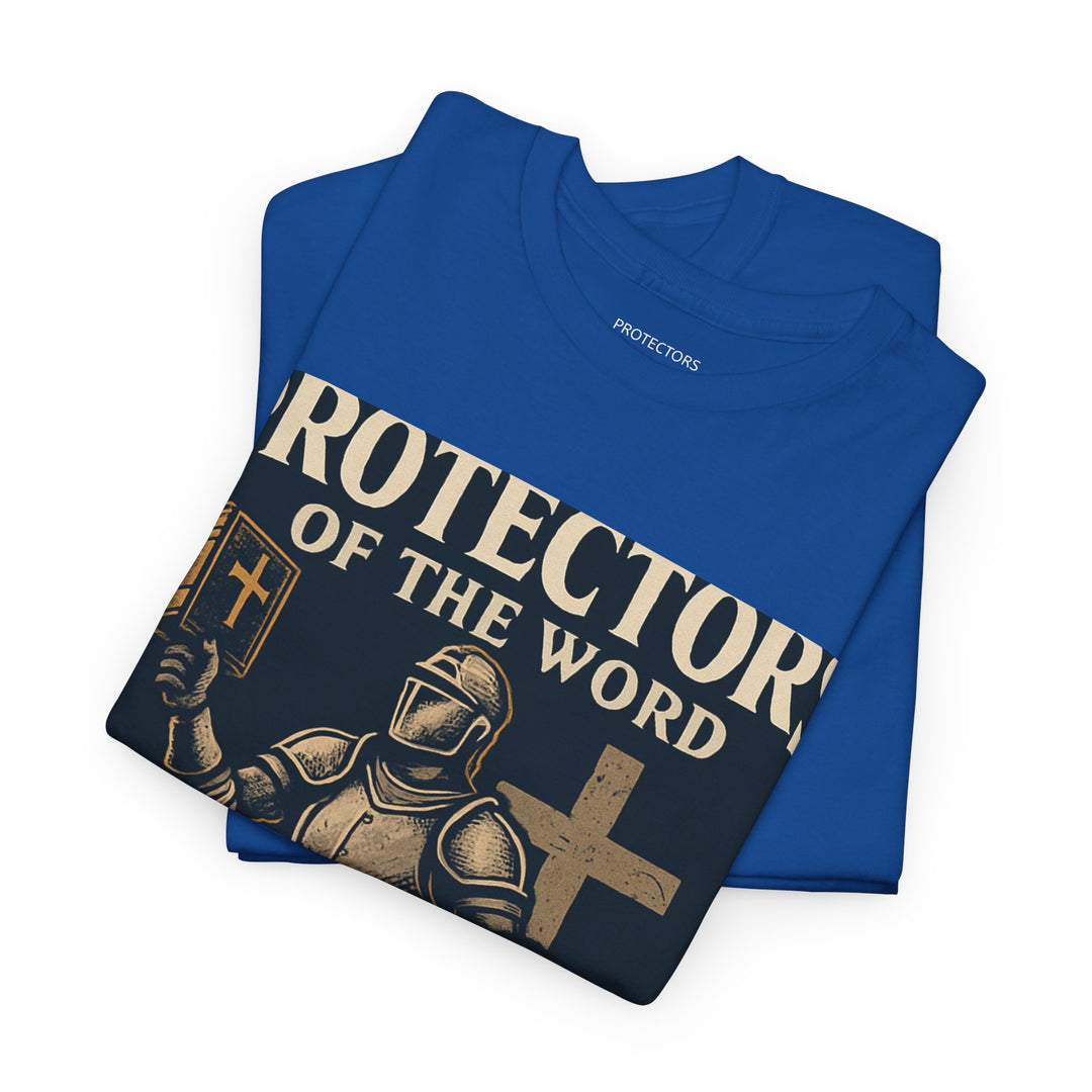 Protectors of the Word Premium Christian T-Shirt — 'Victory' Knight Design with John 14:6 Scripture