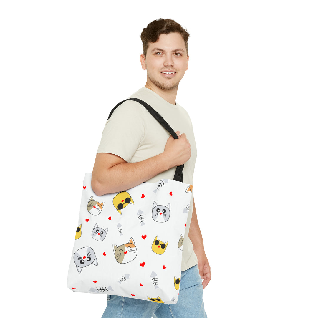 Cat Face Tote Bag (AOP)