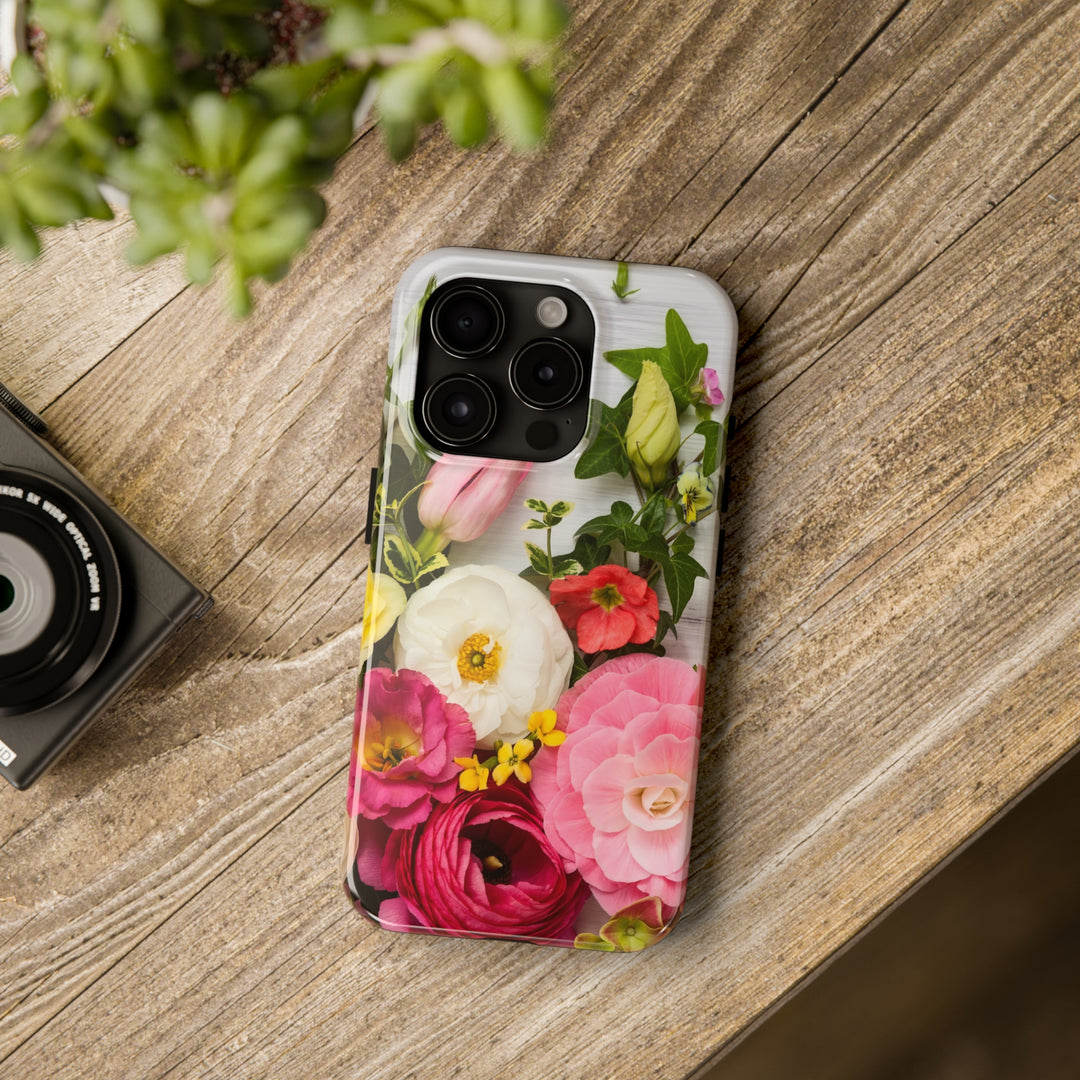 iPhone Flowers Tough Phone Case