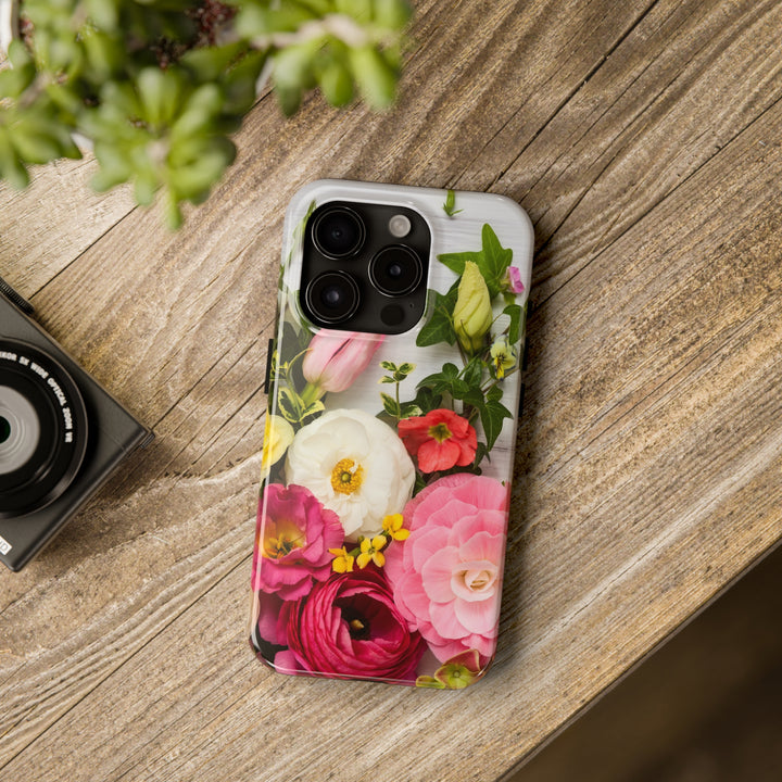 iPhone Flowers Tough Phone Case
