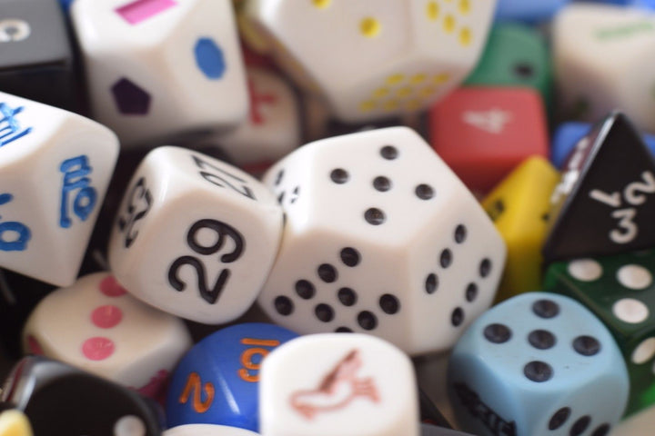 Quarter (1/4) Pound of Dice RPG Koplow Game Dice Shapes 16mm Double d6 Large