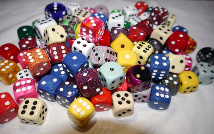 Random d6 Gaming RPG Yahtzee Dice Multi Colors Sizes Quality