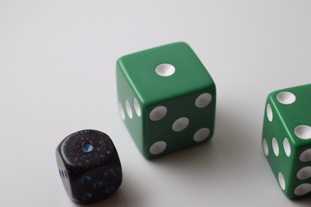 Jumbo 25mm 1 inch Green Dice RPG Board Game D6 Koplow Large Huge Dice