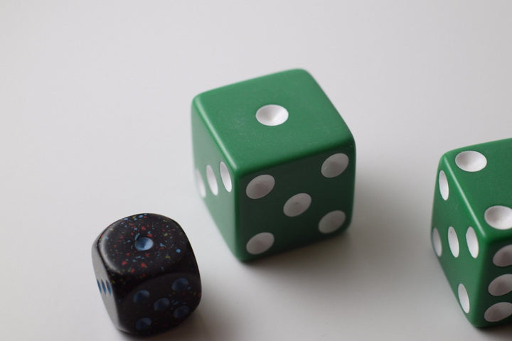 Jumbo 25mm 1 inch Green Dice RPG Board Game D6 Koplow Large Huge Dice