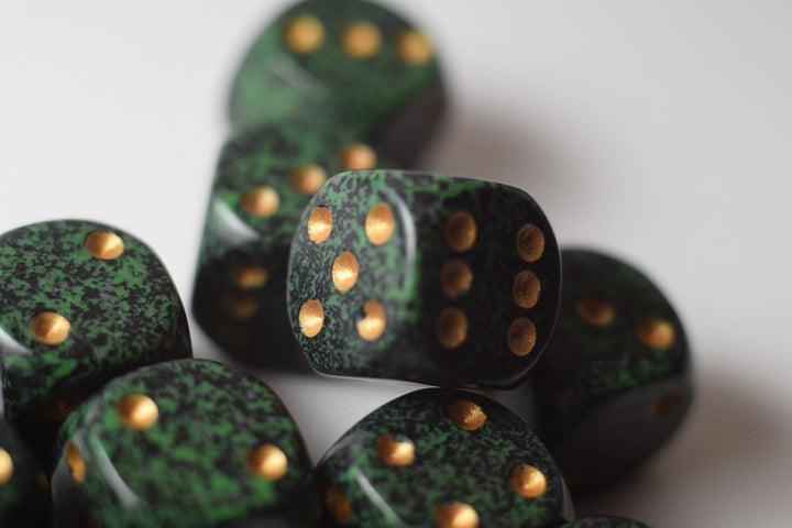 Golden Recon Speckled 16mm D6 Pipped
