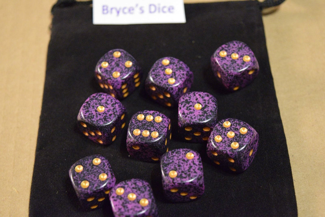 Hurricane Speckled 16mm D6 Pipped
