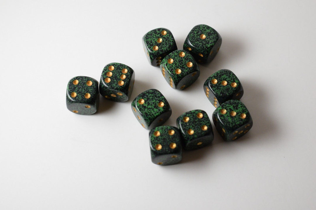 Golden Recon Speckled 16mm D6 Pipped