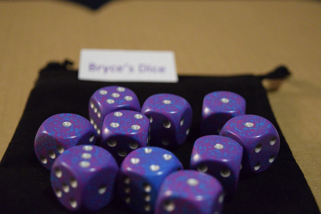 Silver Tetra Speckled 16mm D6 | Sold per piece