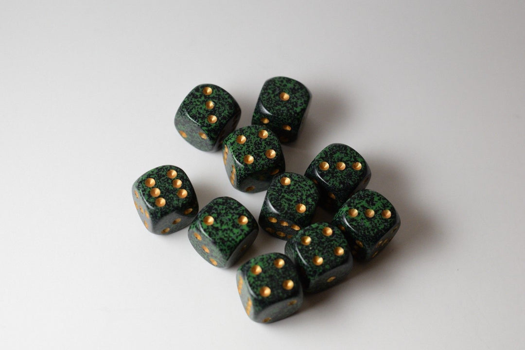 Golden Recon Speckled 16mm D6 Pipped
