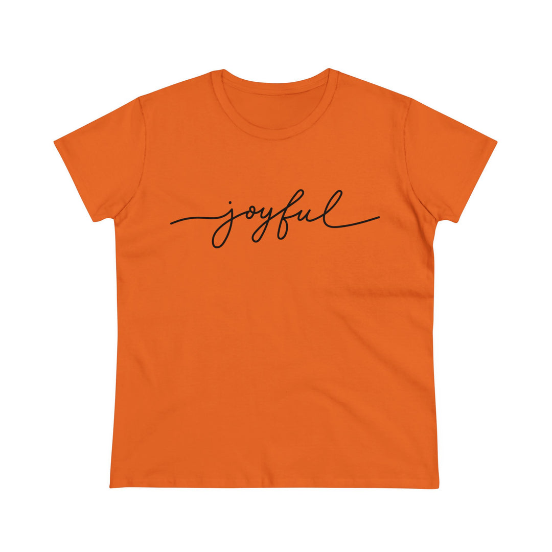 Joyful Women's Midweight Cotton Tee