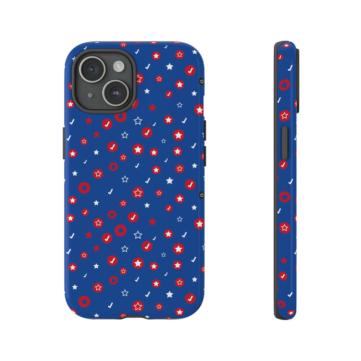 Checks and Stars Tough Phone Case