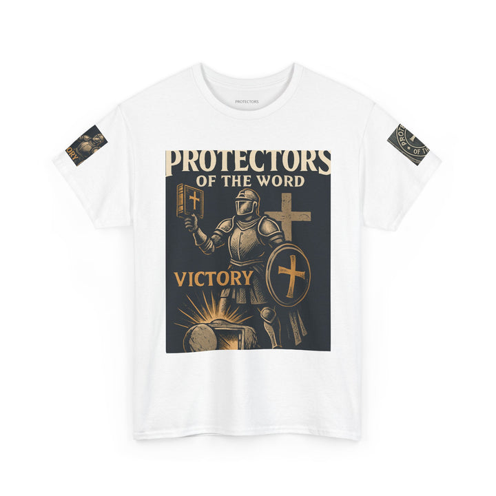 Protectors of the Word Premium Christian T-Shirt — 'Victory' Knight Design with John 14:6 Scripture