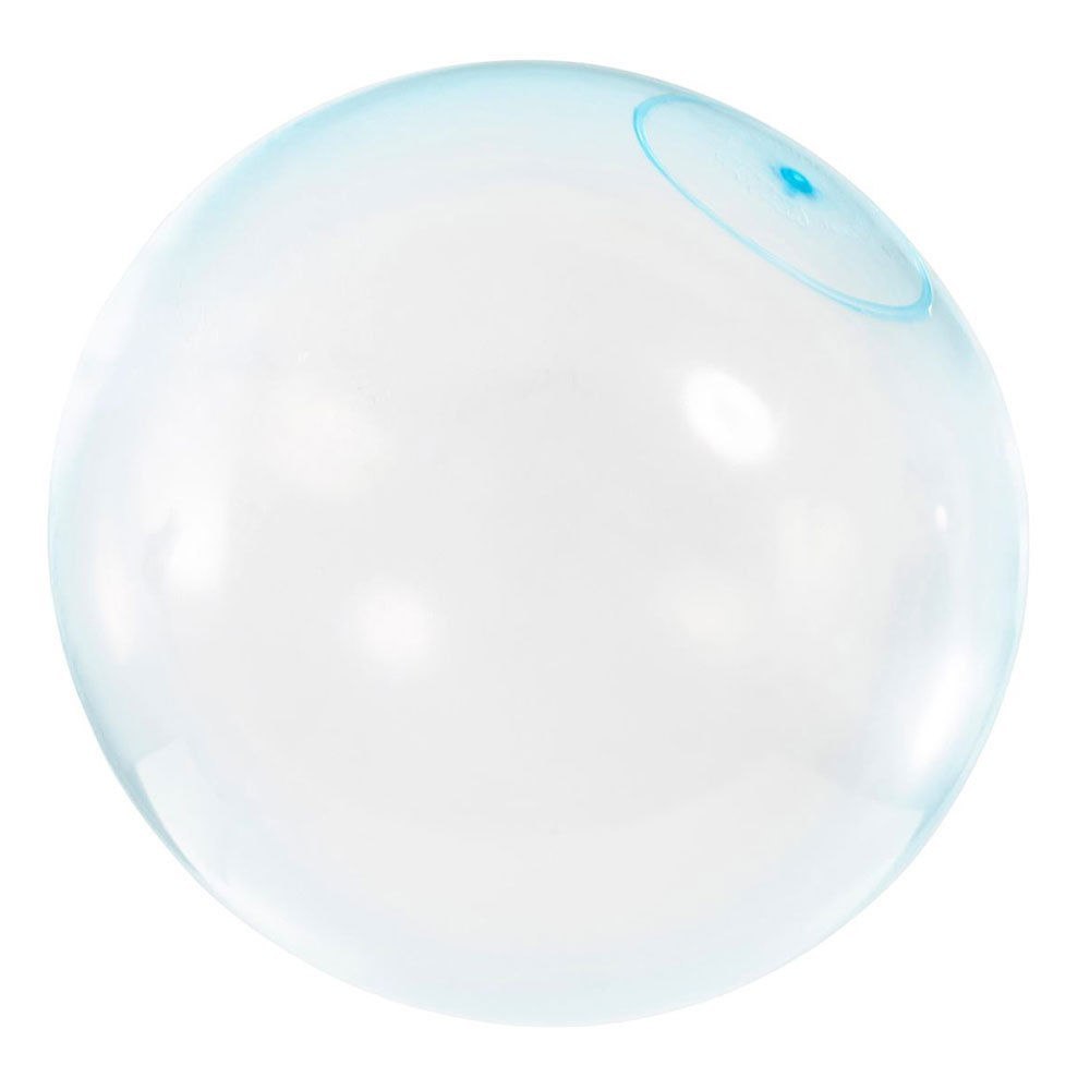 Clear bubble with blue tint on a white background.