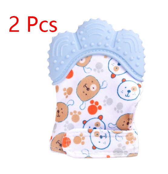 Baby Teething Gloves – Silicone Molar Mitten for Soothing Gums