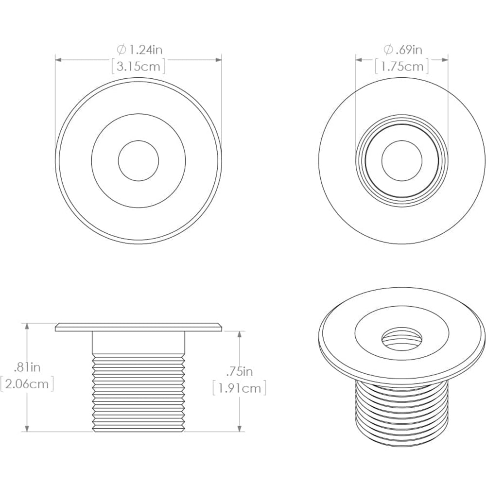 Lumitec Echo Courtesy Light - Brushed Housing - White Light [112203]