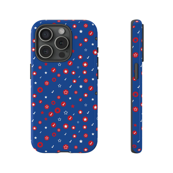 Checks and Stars Tough Phone Case