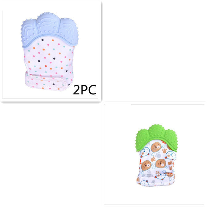 Baby Teething Gloves – Silicone Molar Mitten for Soothing Gums