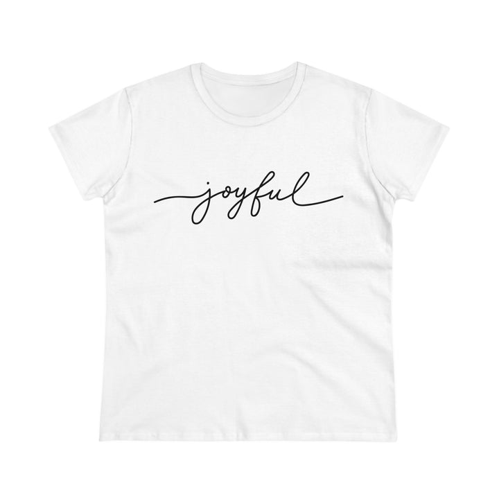 Joyful Women's Midweight Cotton Tee