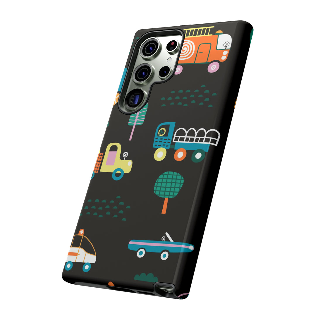 Cars and Trucks Tough Phone Case