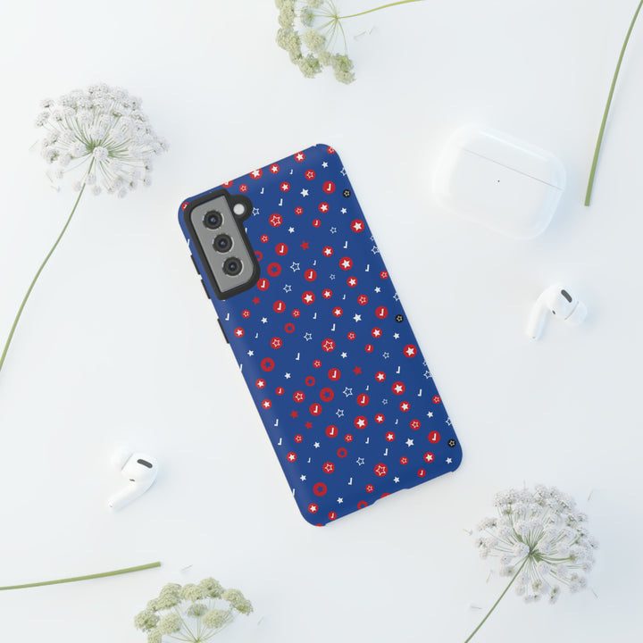 Checks and Stars Tough Phone Case