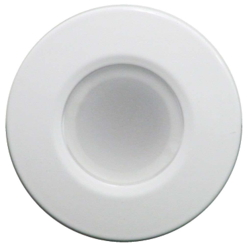 Lumitec Orbit Flush Mount Down Light - Blue Non-Dimming, Red Non-Dimming  White Dimming w/White Housing [112528]