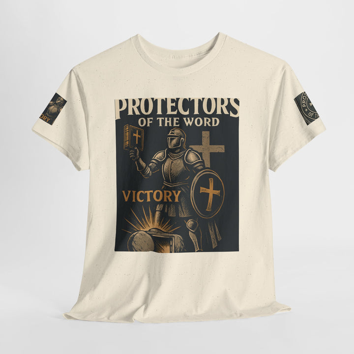 Protectors of the Word Premium Christian T-Shirt — 'Victory' Knight Design with John 14:6 Scripture