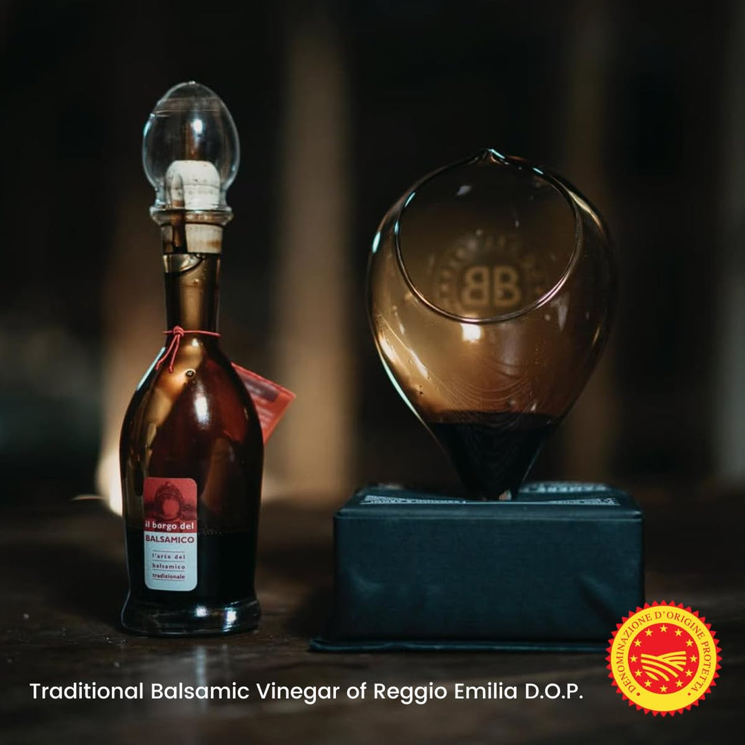 Il Borgo del Balsamico, Traditional Balsamic Vinegar of Reggio Emilia D.O.P. Red Label Aged 12+ Years 100 ml / (3.3 fluid oz)
