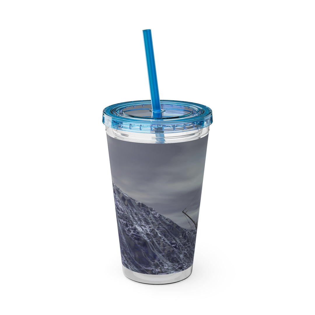 Ocean Galley Sunsplash Tumbler with Straw, 16oz